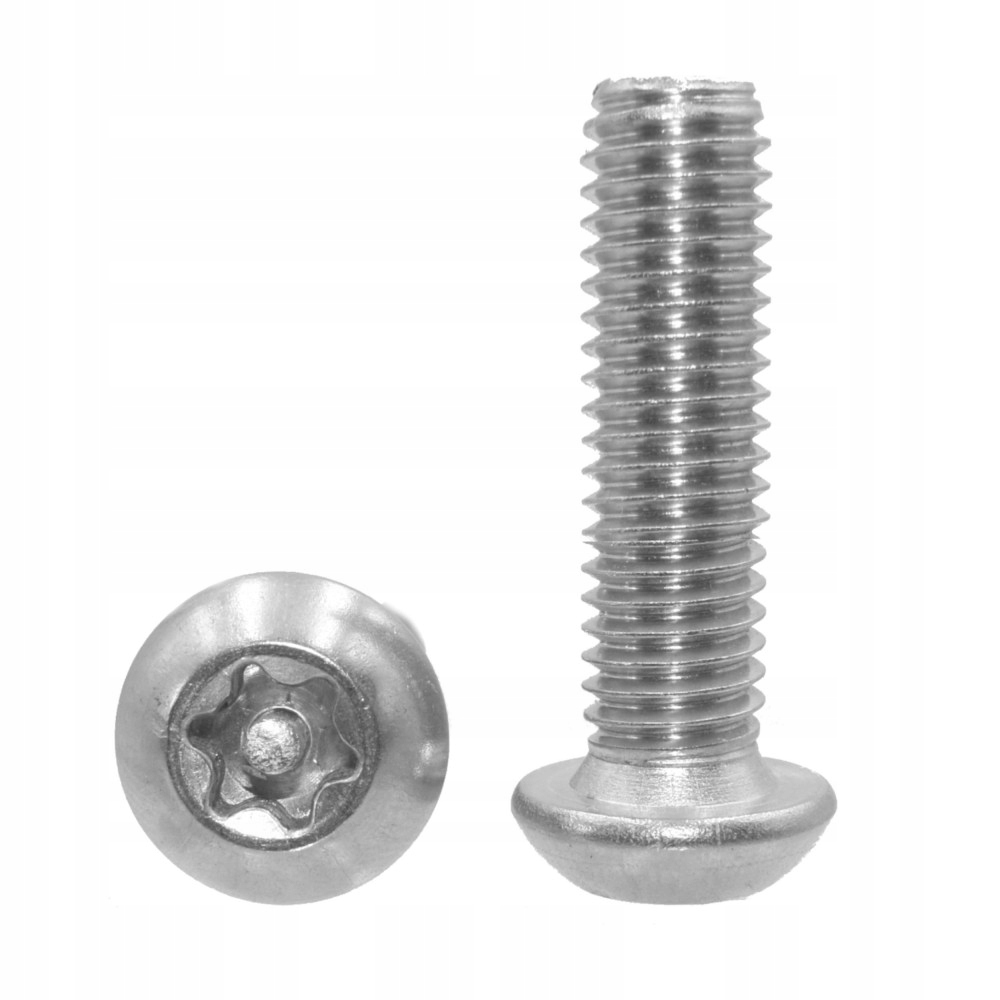 

M6X16 Śruba Kulista Security Na Torx A2 10-sztuk