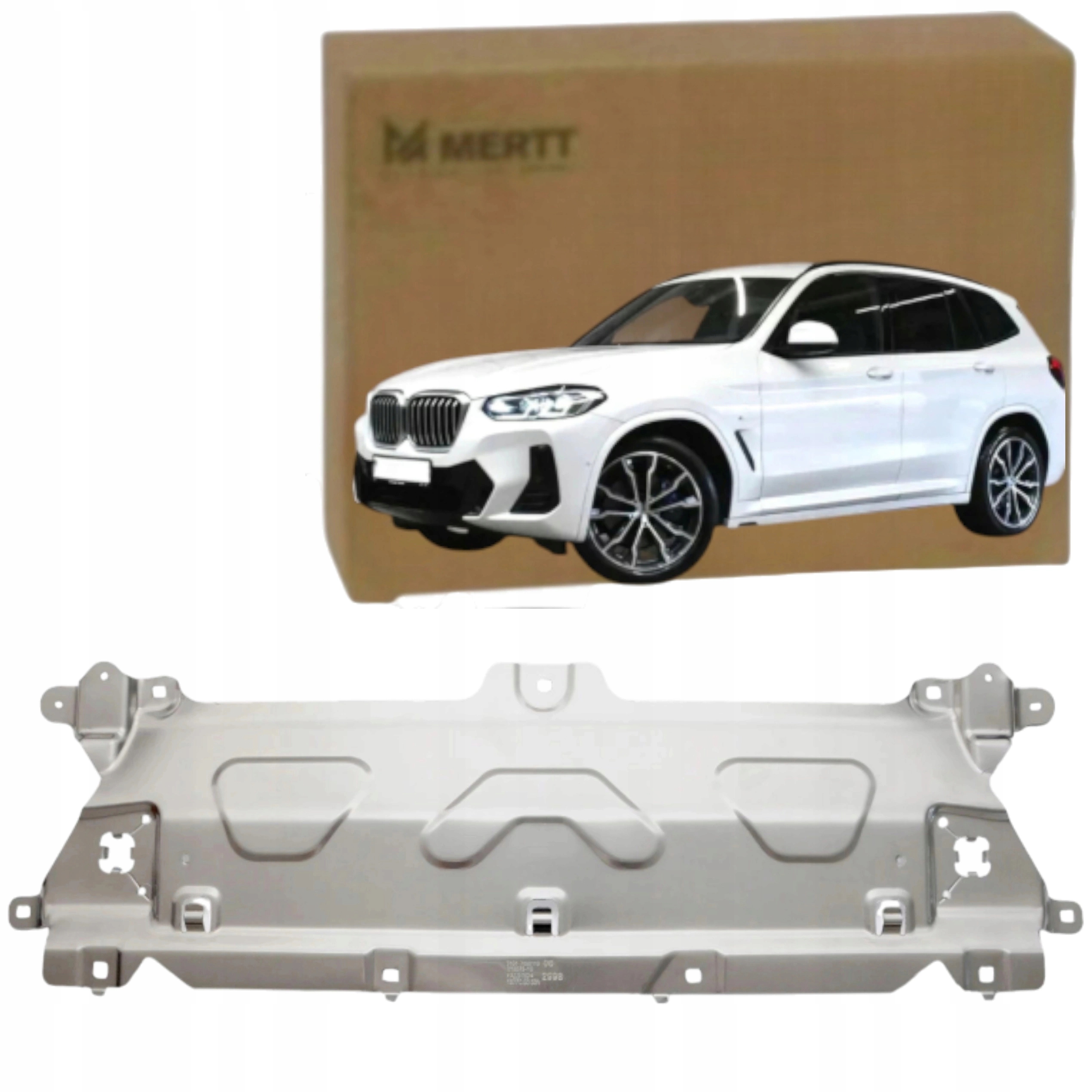 Čelní Vyztužení Bmw X3 G01 G02 Přední Pás Horní Plechová krytka stříbrná