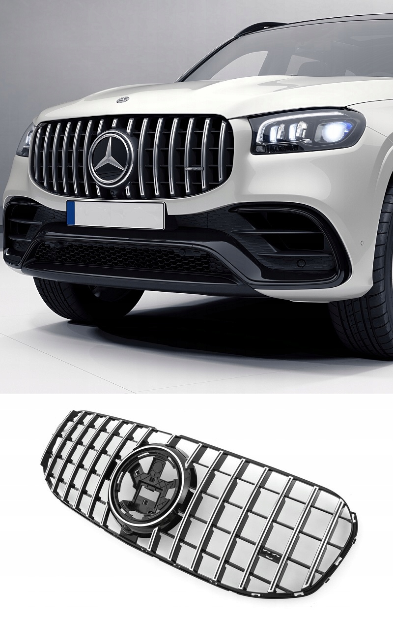 GRILL ATRAPA MERCEDES GLS X167 W167 PANAMERICANA AMG GT CHROM