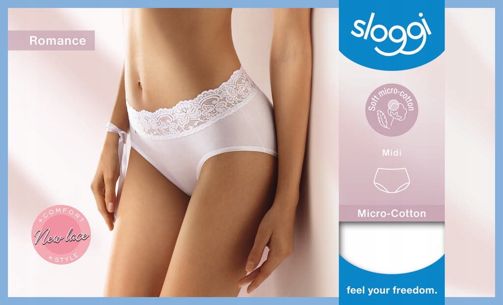 

Sloggi Figi Sloggi Romance MIDI czarny 40