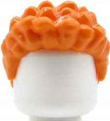 

Lego włosy figurki męskie, rude, kręcone
