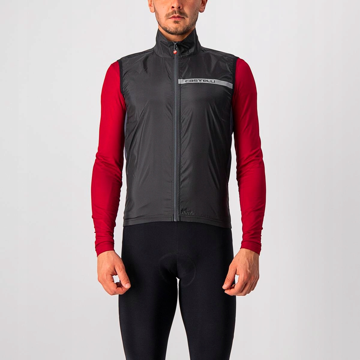 Cienka Kamizelka Kolarska Castelli Squadra Stretch Vest r. M