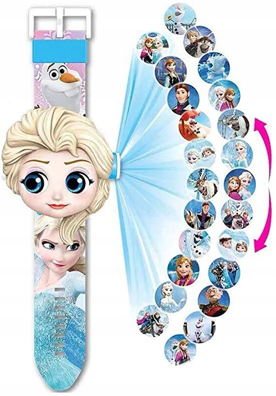 Zegarek Frozen Elsa z Projektorem obrazków Marka Magic