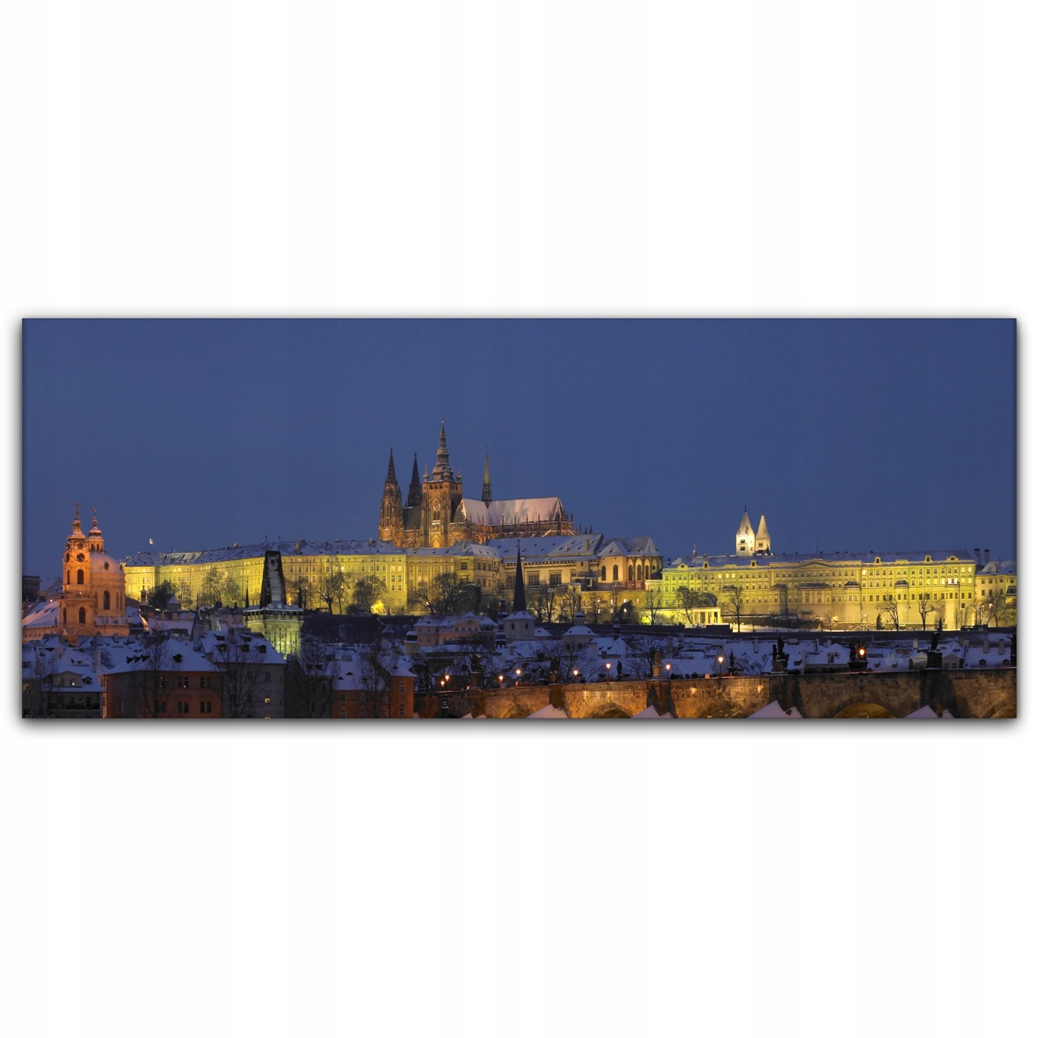 

foto-obraz na płótnie 125x50 Praga Zamek Krajobraz