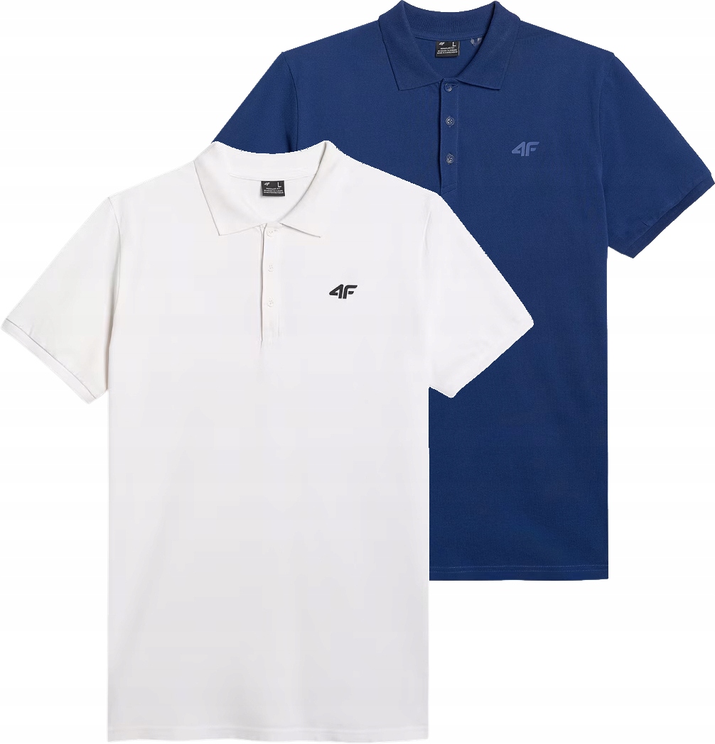 Pánský komplet polo triček 2-balení 4F PTSM366 10S+031S XL