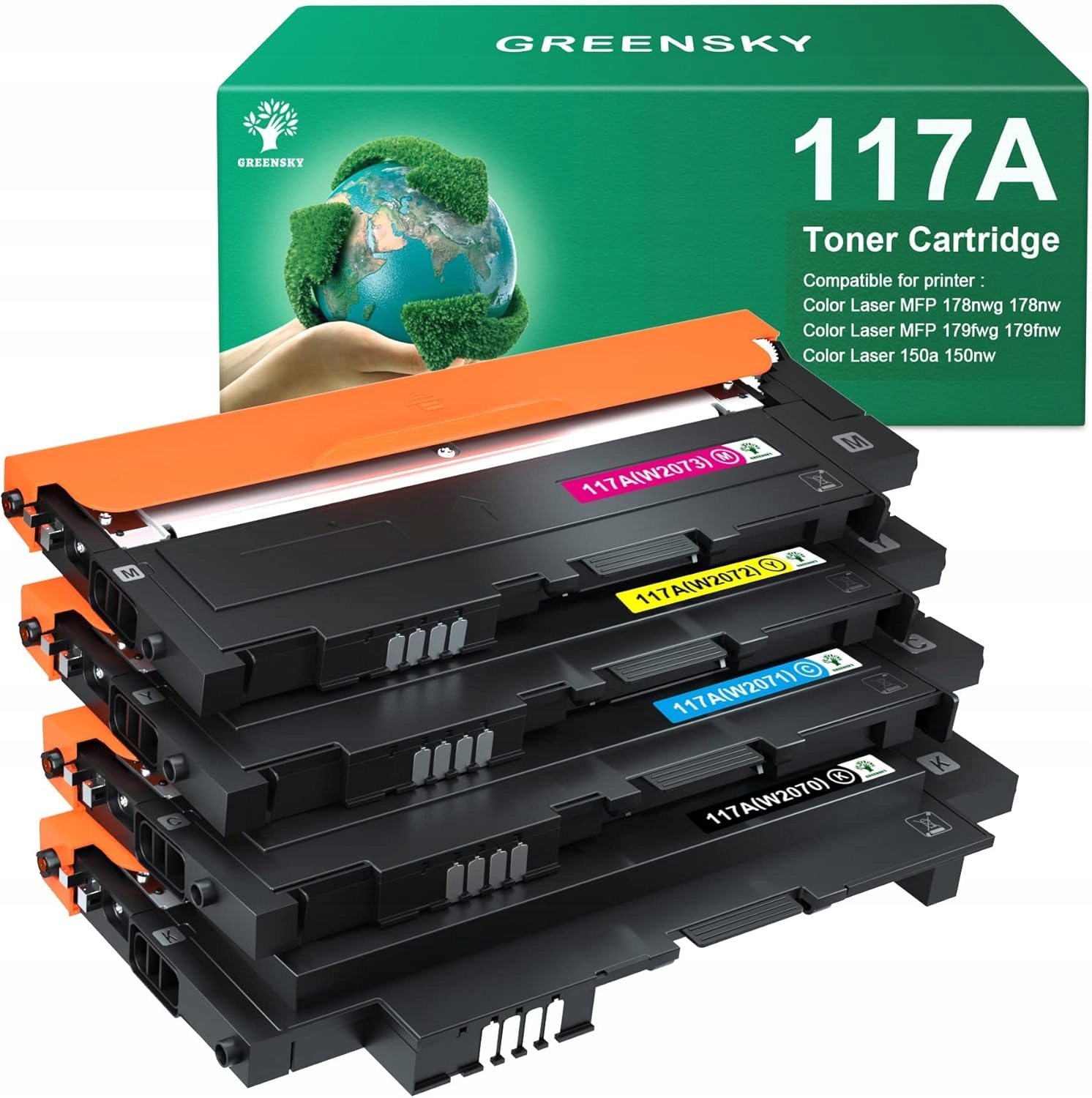 4x Toner do Hp 179fnw 178nw 150a 150nw 178nwg 179fwg W2070A W2071A