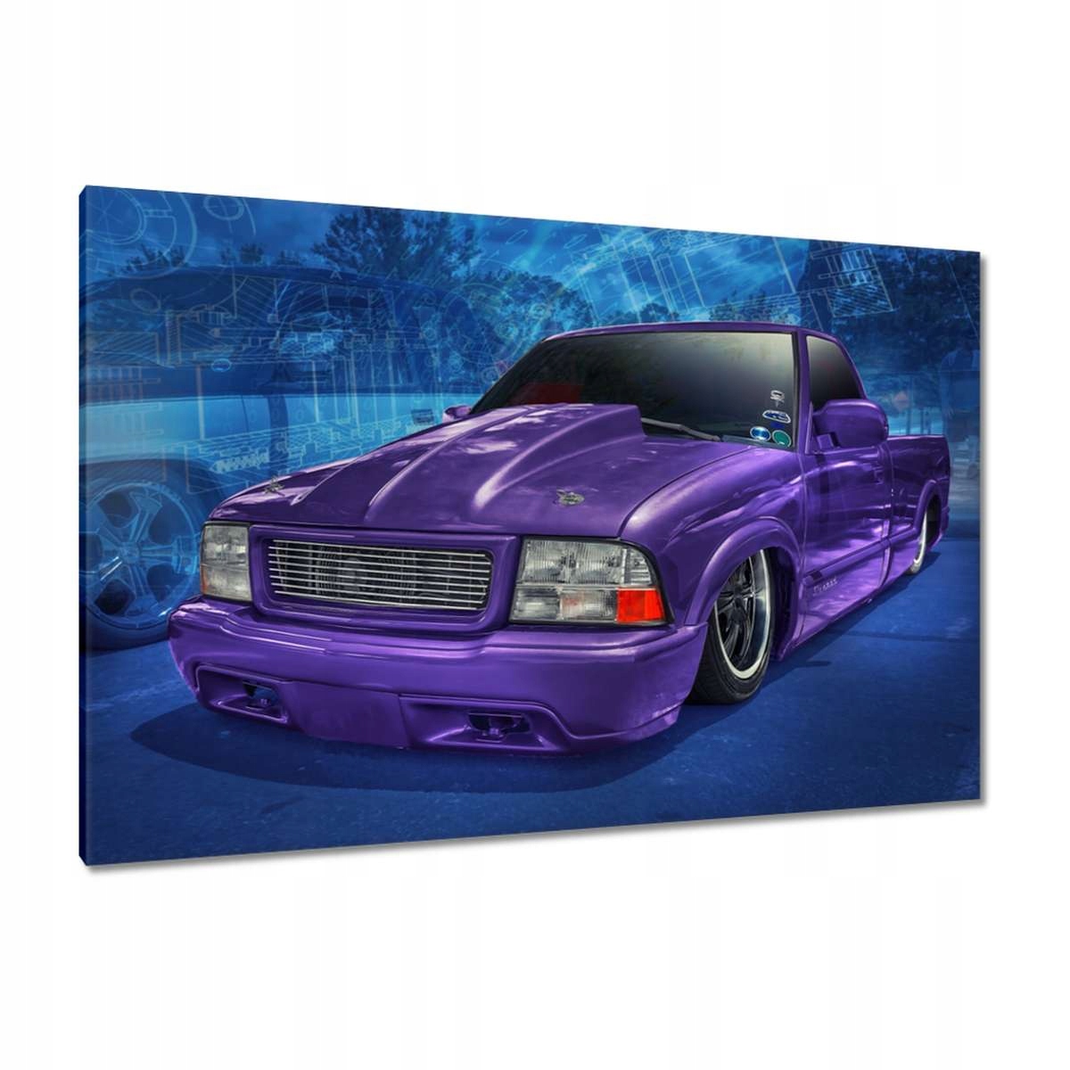 Obrazy 120x80 Fialový PickUp S10