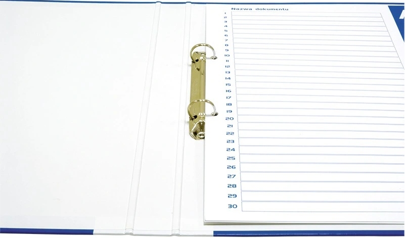 SEGREGATOR A4/2R/20MM NIEBIESKI DO AKT OSOB. 3769