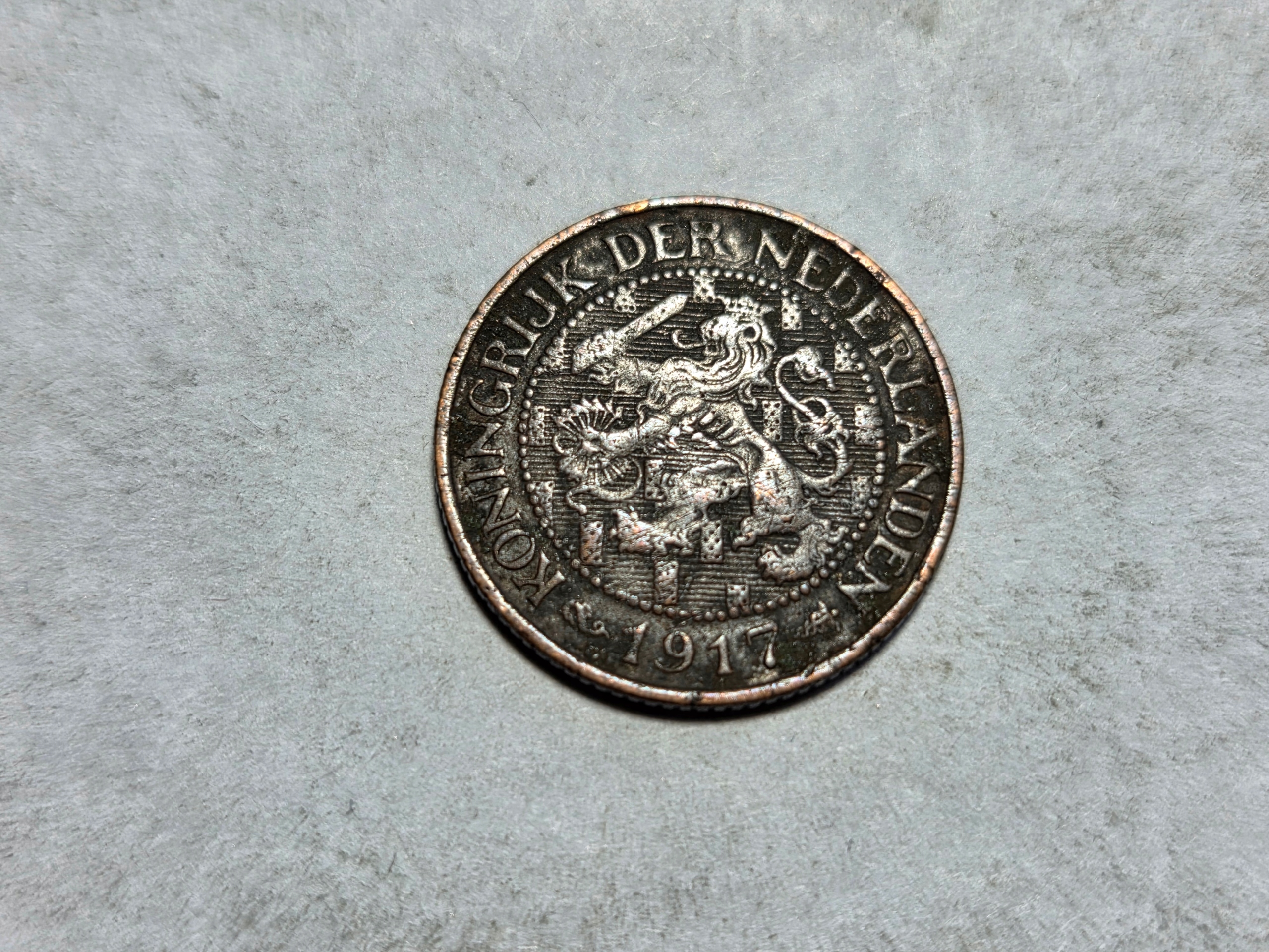 Stara Holandia 1 cent 1917 rok -NR0920