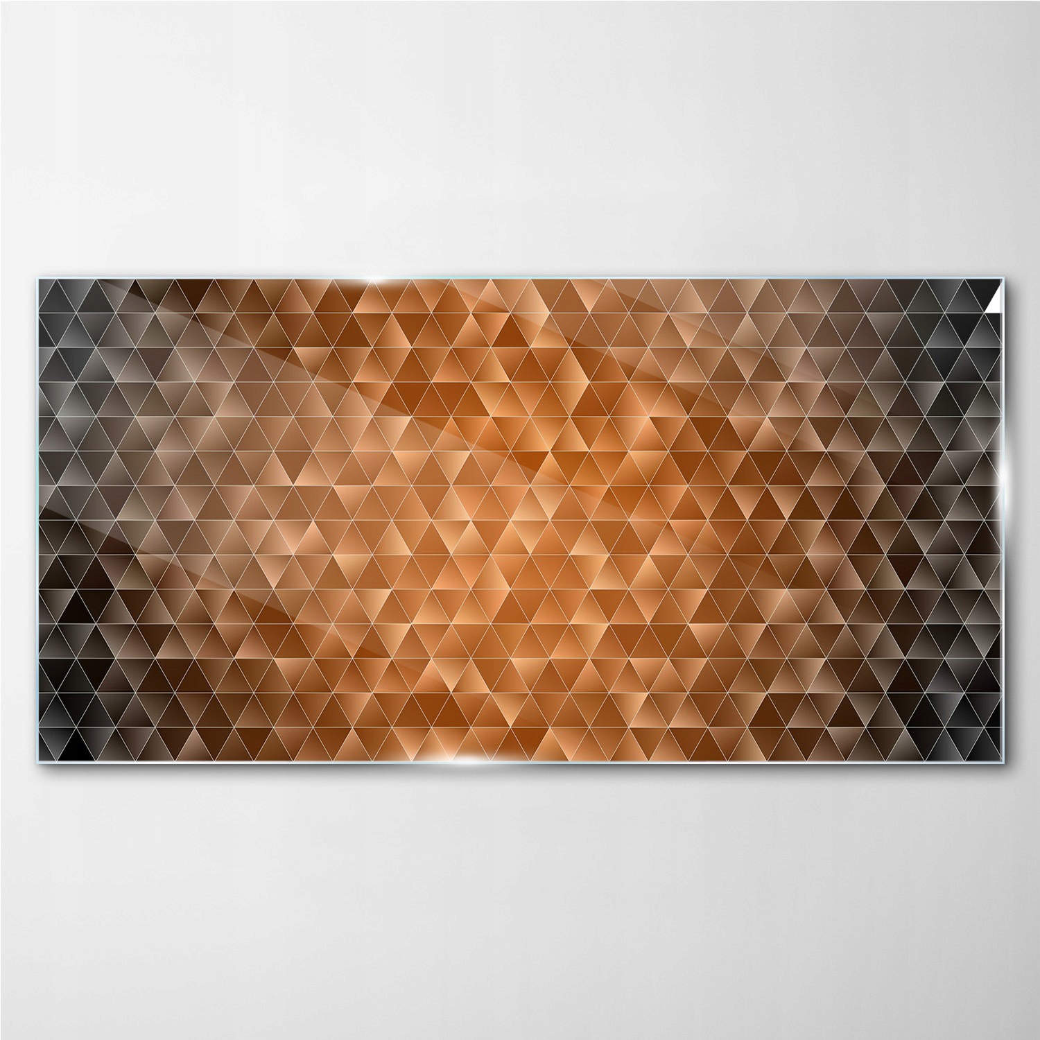 

Foto-obraz szklany Trójkąty geometryczne 140x70 cm
