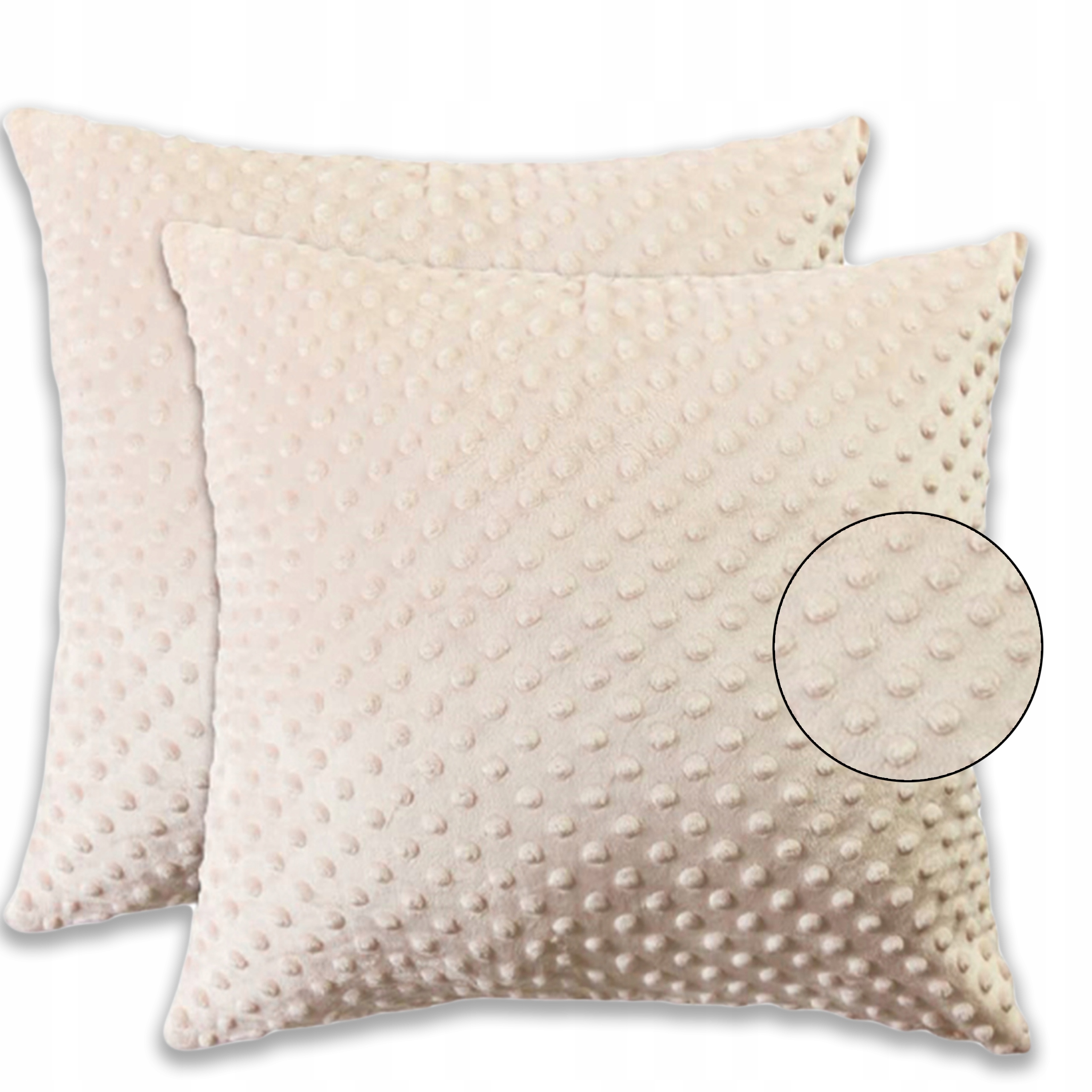 

Poszewka na poduszkę wytłaczana Minky 40x40