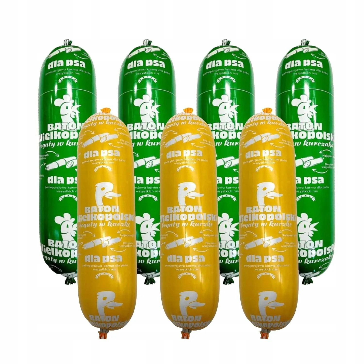 Levně Velkopolská tyčinka pro psa 20 x 900 g kachní kuře vysoké kvality