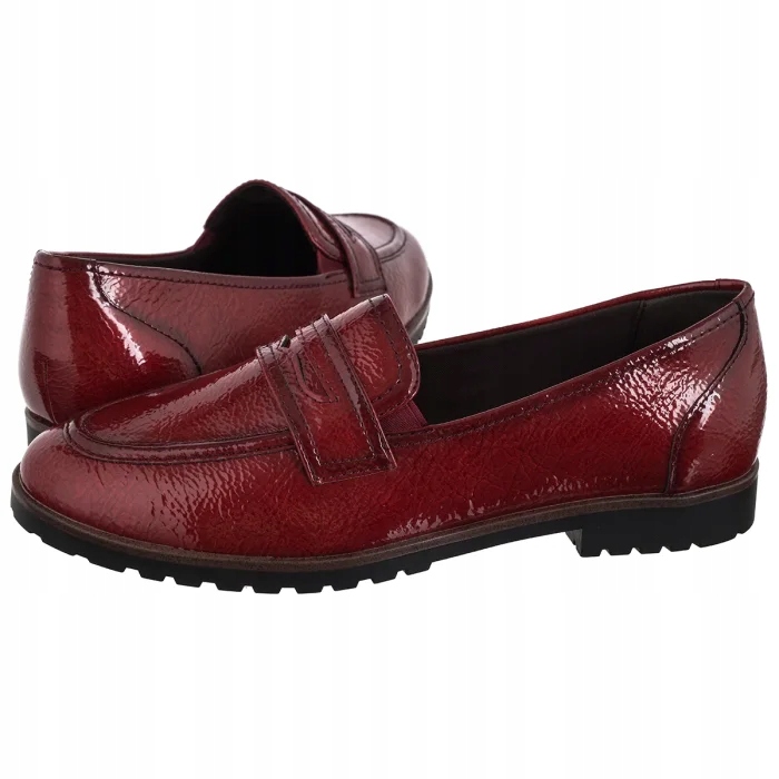 Dámské boty Mokasíny Tamaris Červené Lakované 1-24239-42 524 Red