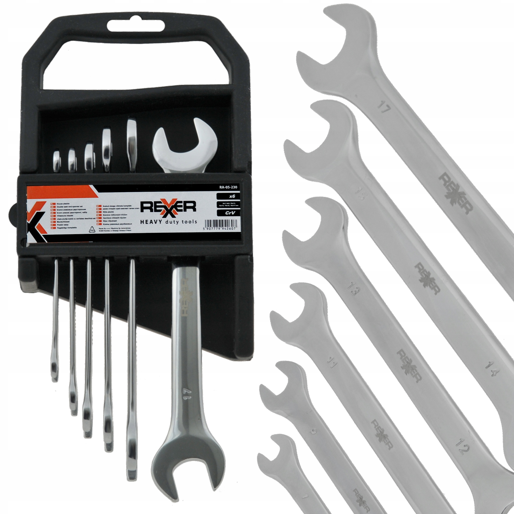 

Klucze Płaskie 6-17 MM Kpl. 6 Cz.