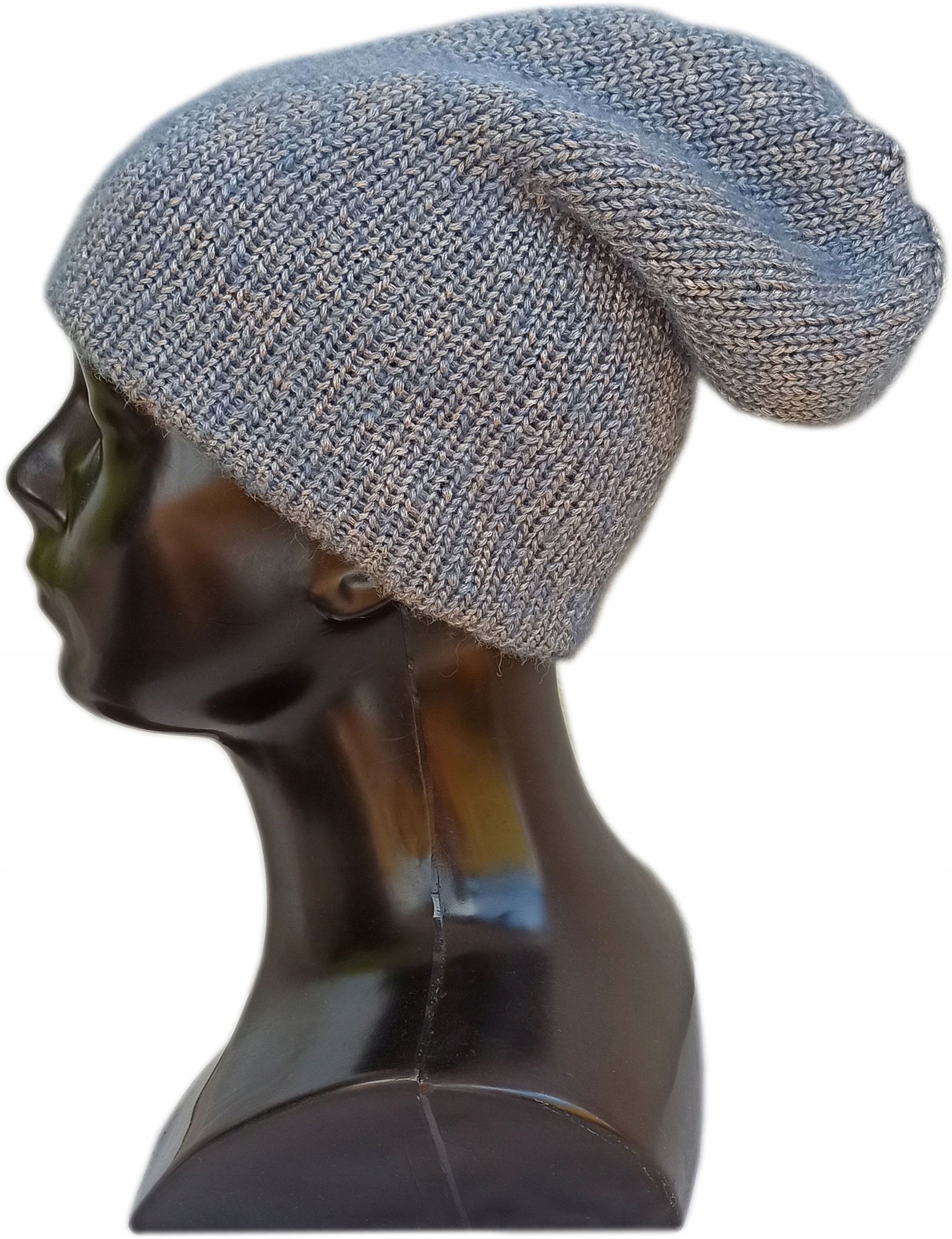 teplá čepice šmoulinka handmade