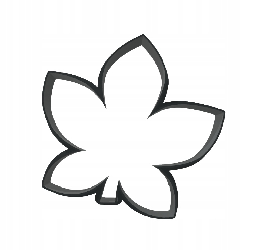 

Foremka do ciastek Liść 3 listek Jesień 8cm