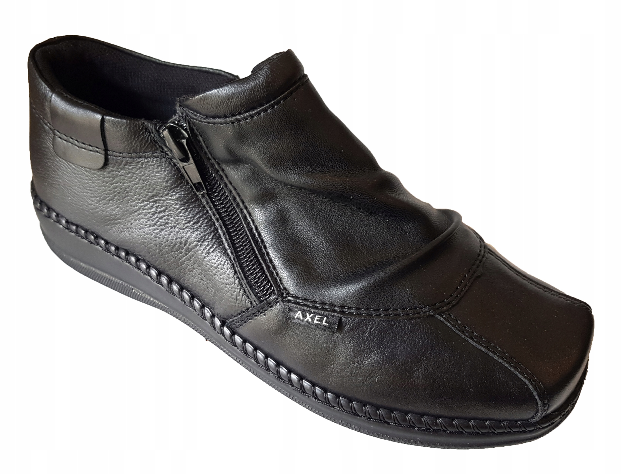 Axel Comfort Dámské Polobotky 4158 Kožené Černé vel. 43 Tuhost H