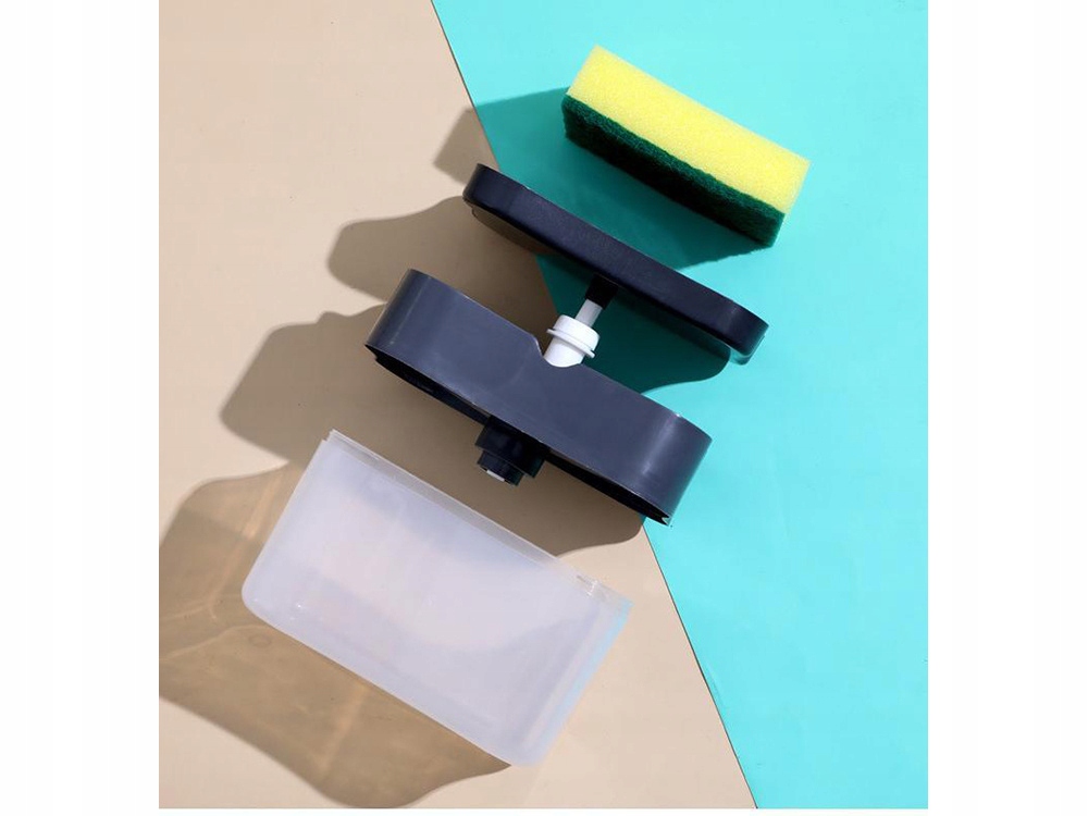 DOZOWNIK NA PŁYN DO NACZYŃ MYDŁO POJEMNIK NA GĄBKĘ Rodzaj dozownik