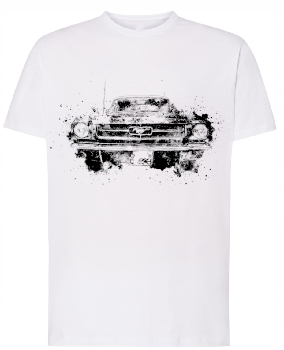 

T-Shirt nadruk samochód Mustang Rozm.4XL