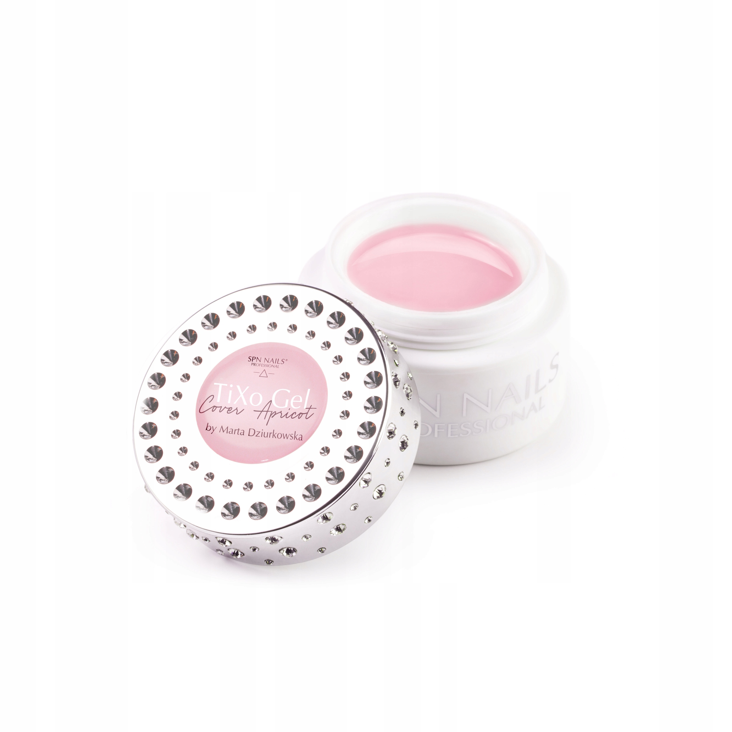 Stavební Gel s tixotropií TiXo Cover Apricot by Dziurkowska 50 g Spn Nails