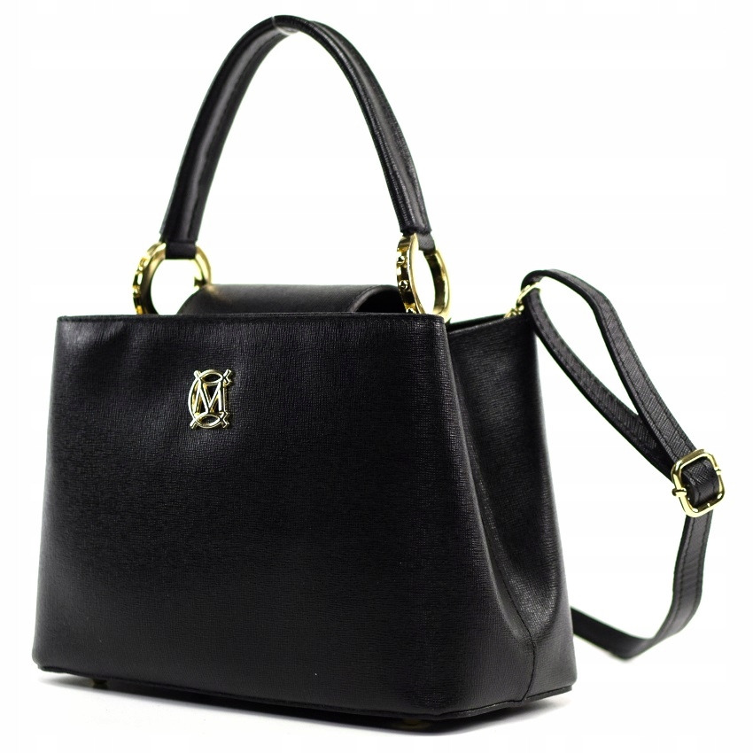 TOREBKA SKÓRA NAT MASSIMO CONTTI CZARNA LUX 990A Marka Massimo Connti