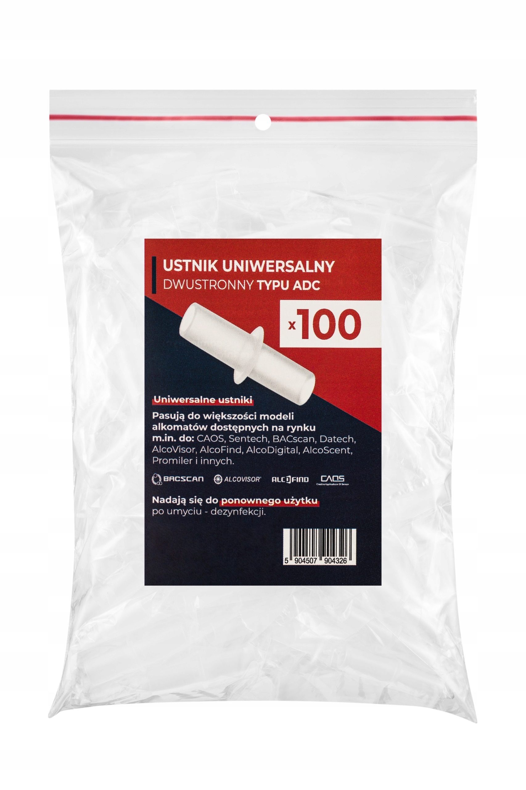 Univerzální náustek BACscan, balení 100 kusů