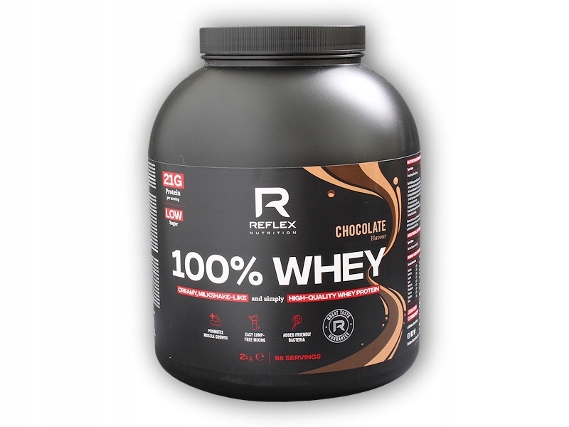 100% Whey Protein 2000g strawberry raspberry