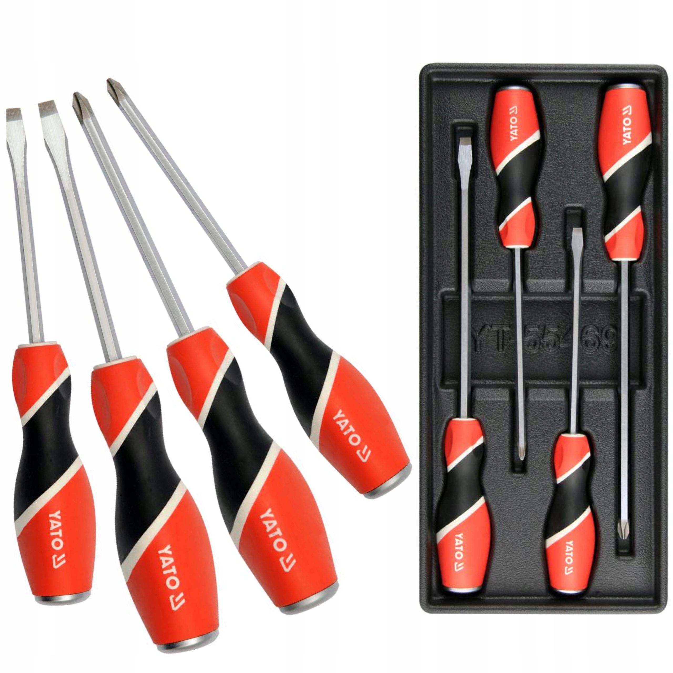 YATO WKŁAD DO SZUFLADY WKRĘTAKI DO POBIJANIA 4CZ. Kod producenta YT-55469