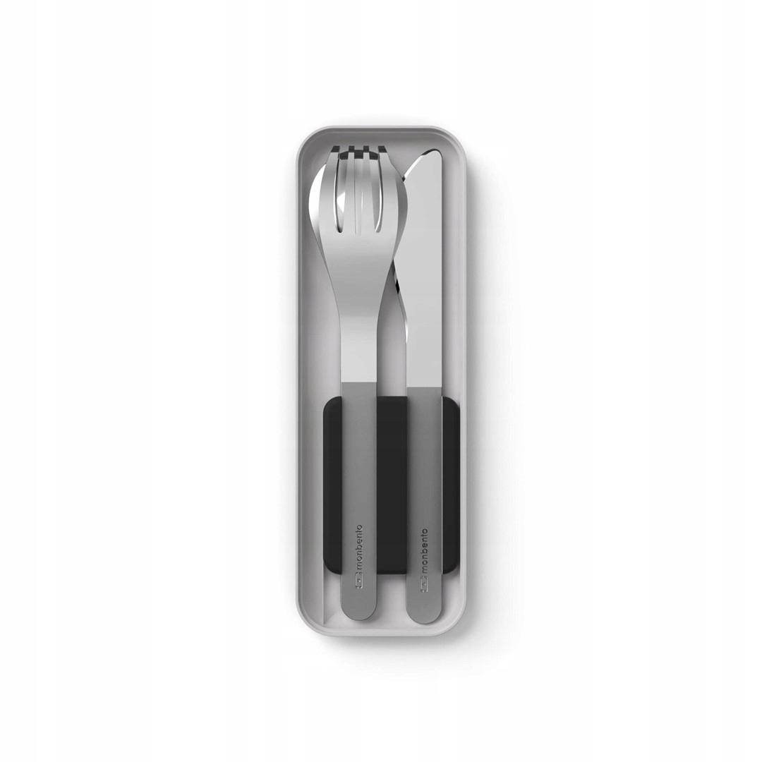 

Sztućce zestaw Monbento Slim Box Black Onyx
