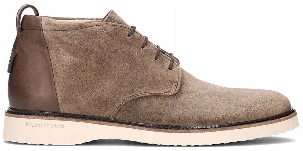 Marc O'Polo Pánské polobotky desert chukka velikost 41 hnědé kožené