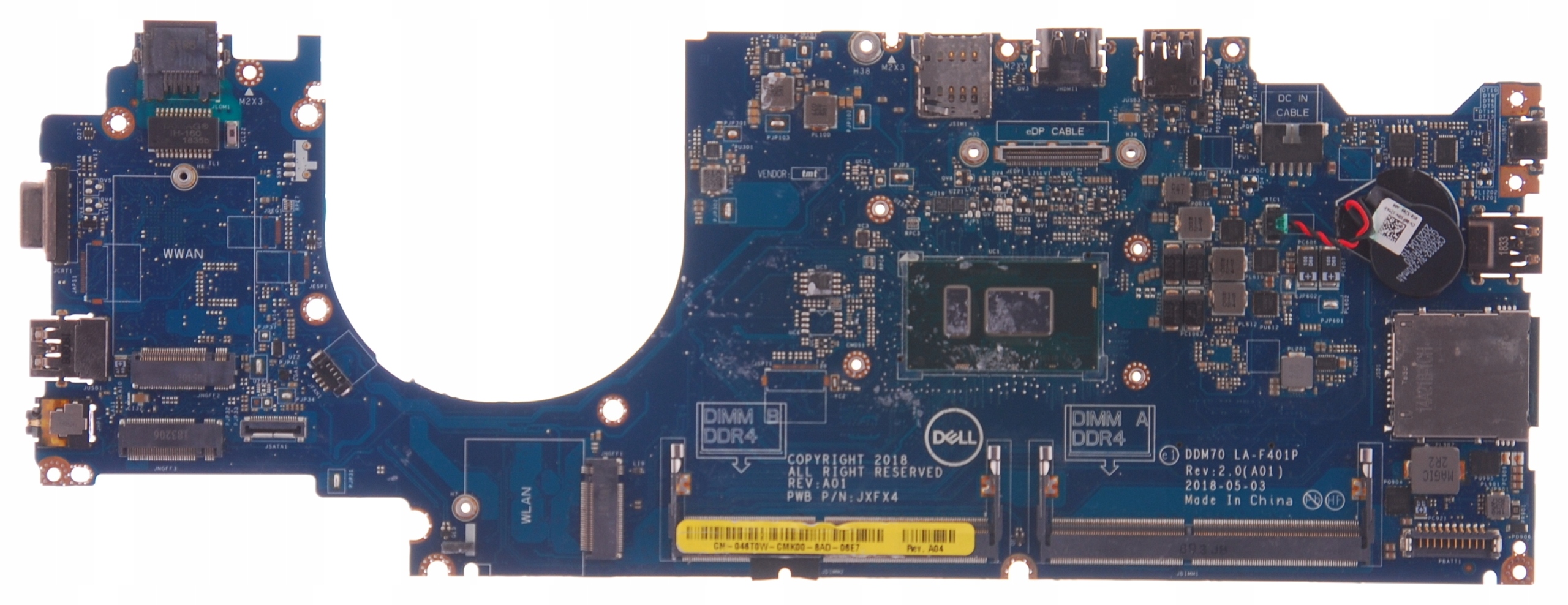 Základní deska Dell Latitude 5480 A+