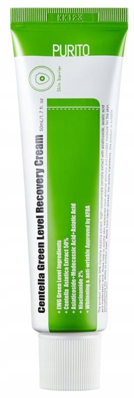 Purito Centella Green Level Recovery Krém Z Pupečníku Asijského 50 ml