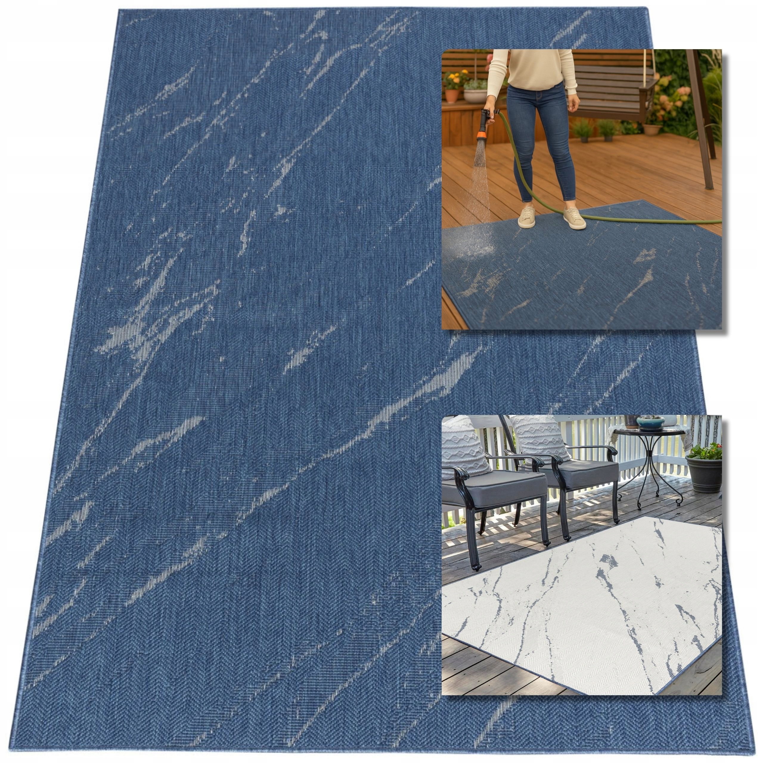 Koberec Oboustranný Na Terasu Terasový Boho Provázkový 140x200