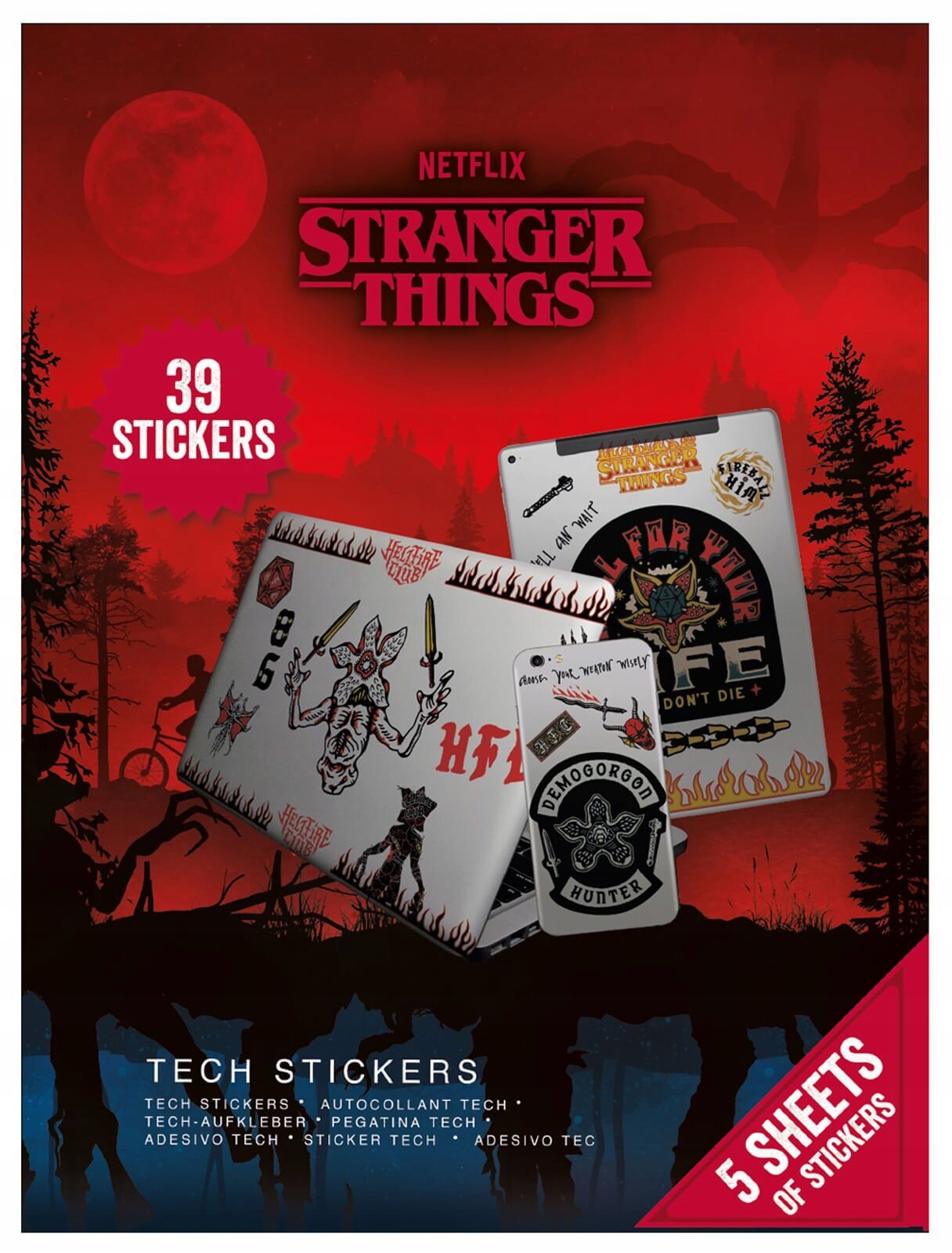 

Stranger Things naklejki 39 sztuk na laptopa