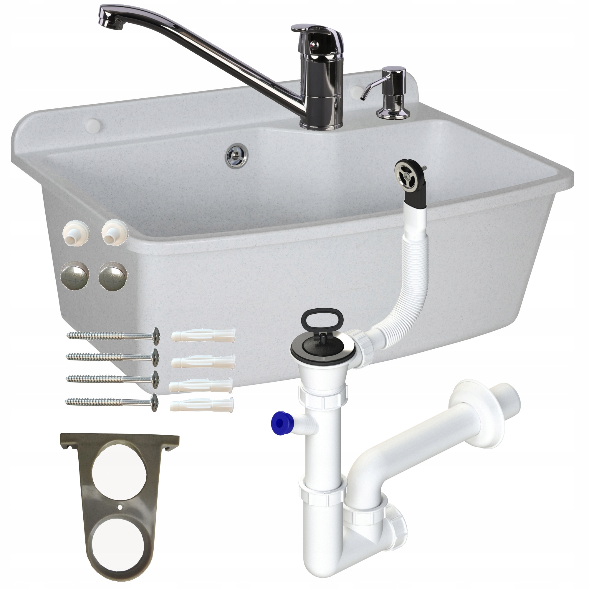 Technický dřez pracovní komora baterie dávkovač