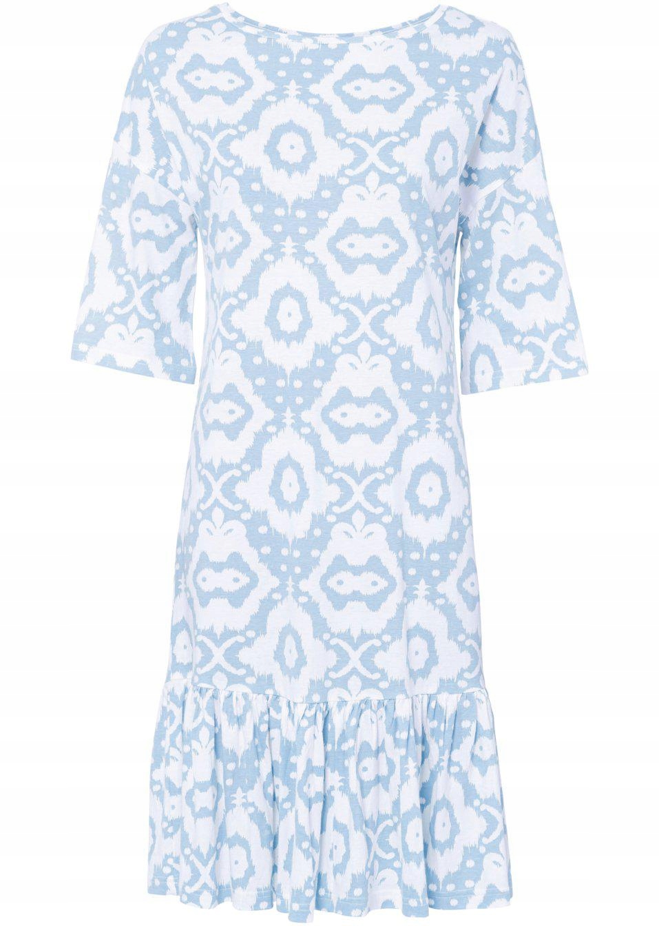 SUKIENKA DAMSKA FALBANKA__48 Rękaw rękaw 3/4