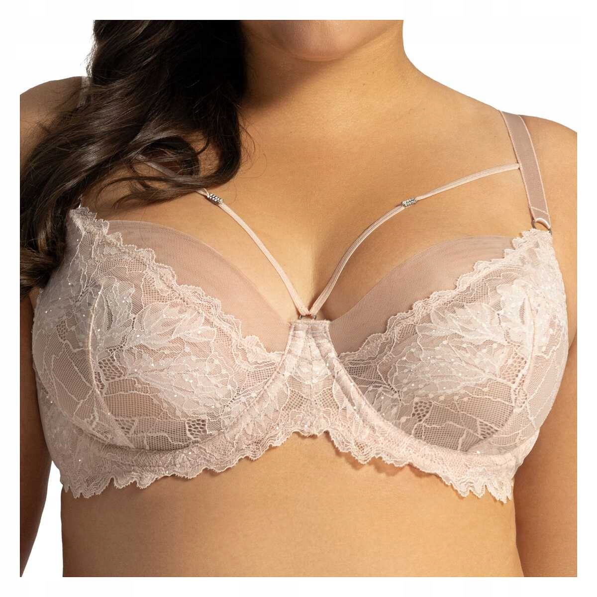 Ava Měkká krajková podprsenka Fiesta 2155 shimmer plus béžová 85H