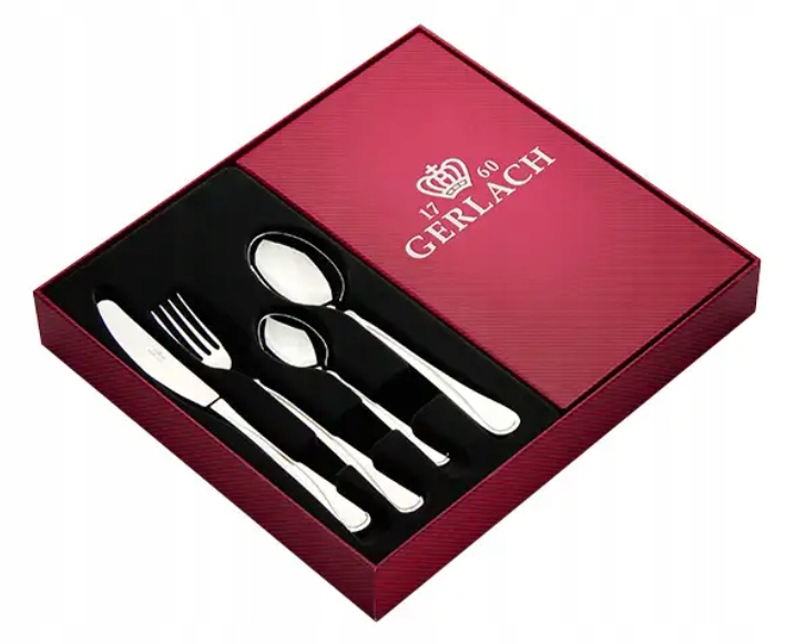 KOMPLET 24 SZTUĆCÓW POŁYSK 6 OSÓB ZESTAW GERLACH MANGO Typ produktu wielorazowy