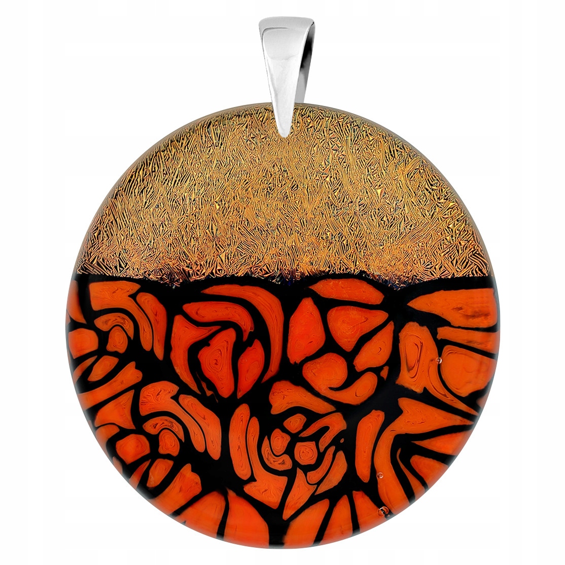 Dámský přívěsek Harf červené sklo murano kolečko