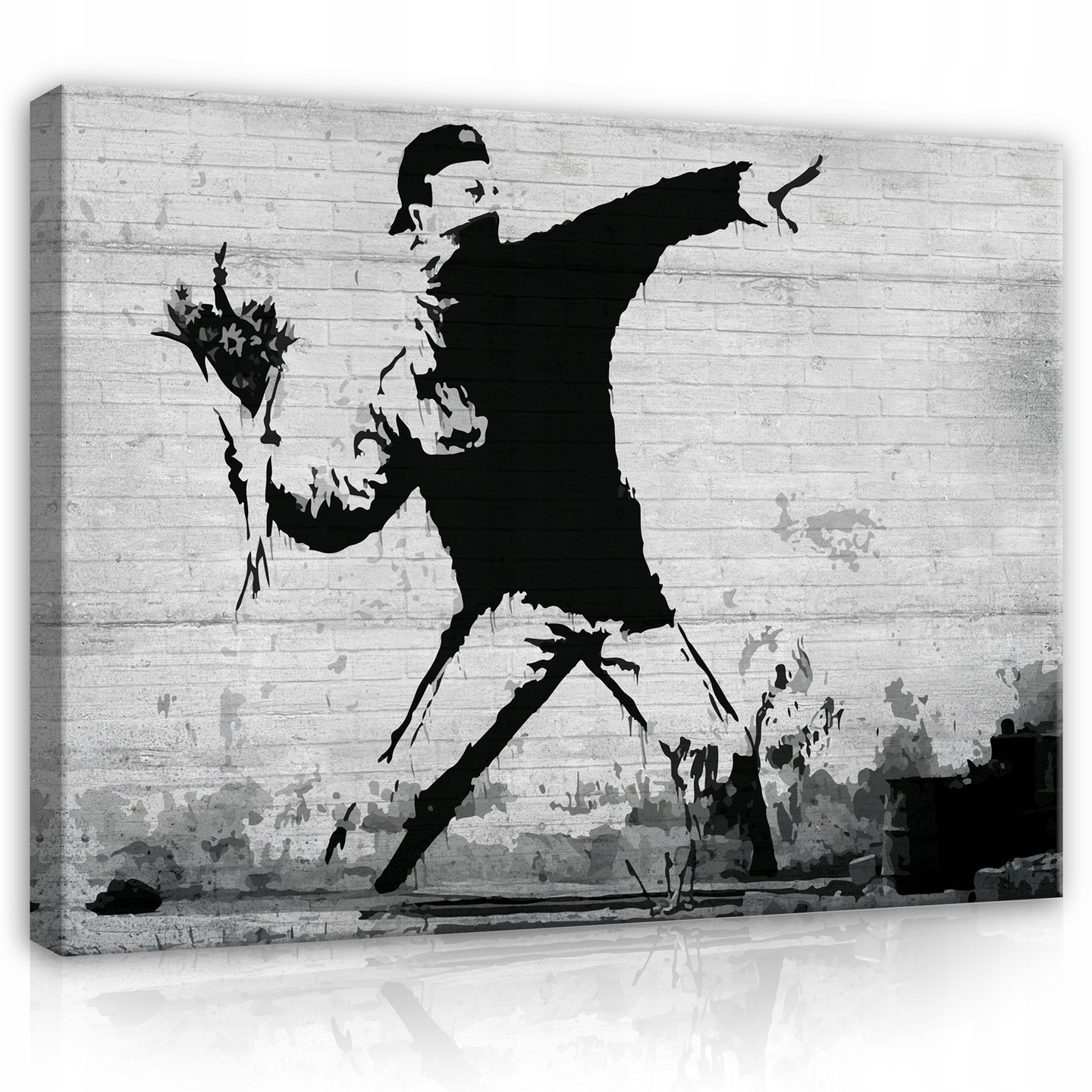 Obraz na plátně Banksy Moderní obývací pokoj 100x70