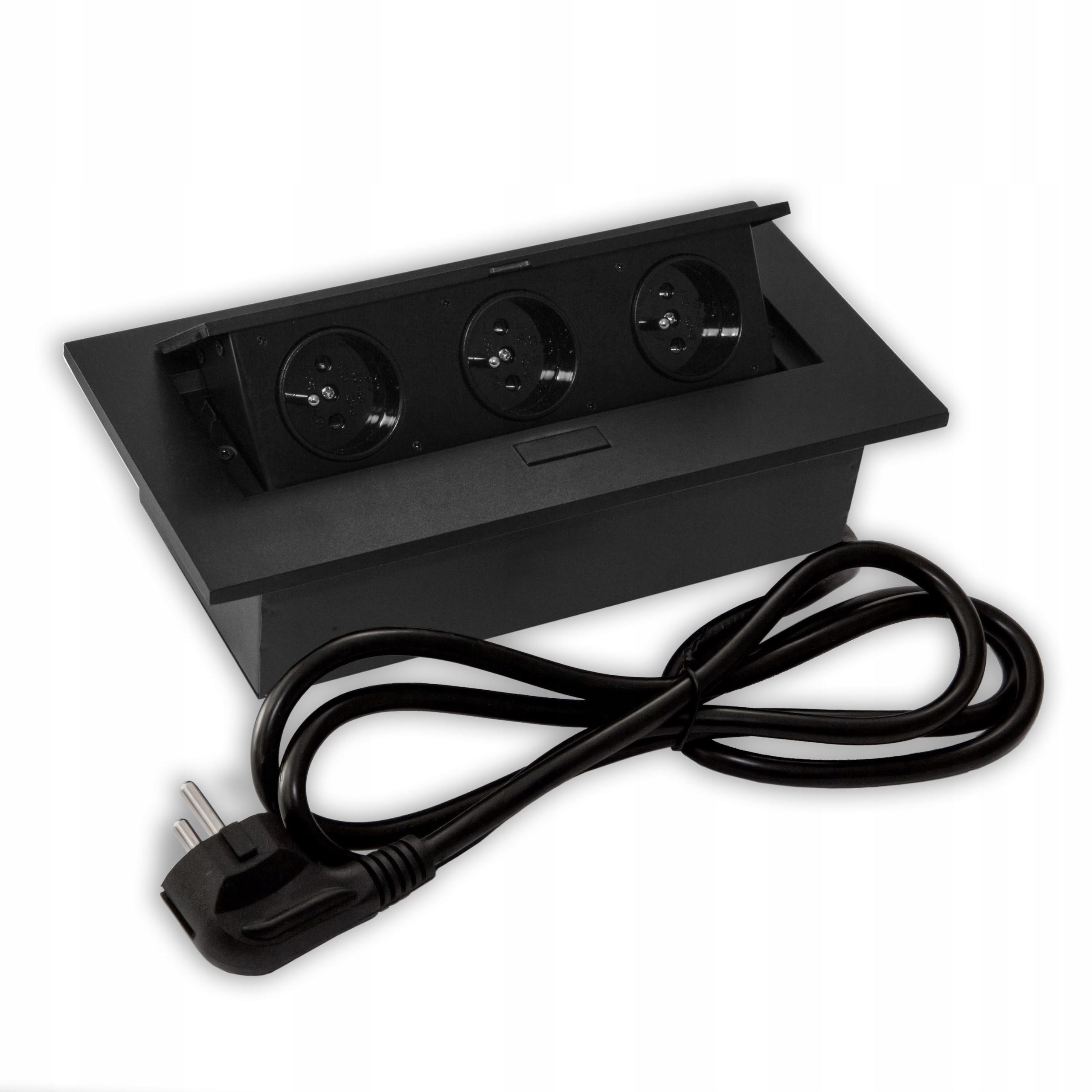 GNIAZDO CHOWANE W BLAT POTRÓJNE NABLATOWE CZARNE