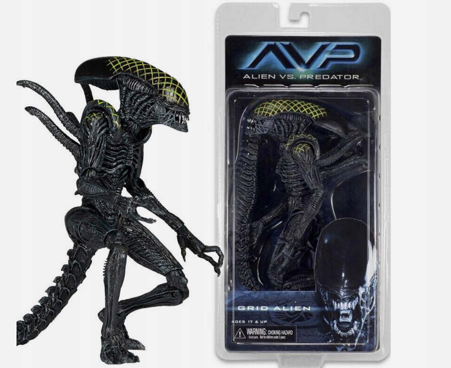 Mimozemšťan Xenomorph Grid Warrior Avp 2004 21 cm