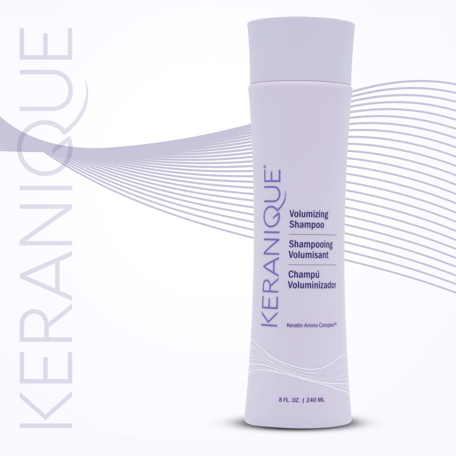 Šampon Keranique Pro Jemné A Jemné Posilující Vlasy S Keratinem