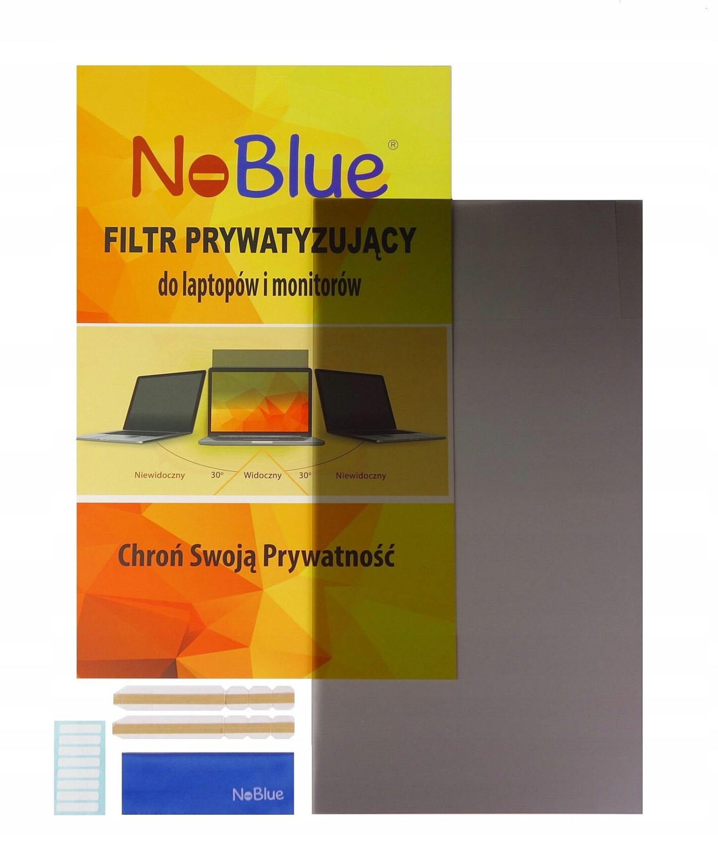 FILTR PRYWATYZUJĄCY NA MONITOR NoBlue 21,5″ . RODO Marka NoBlue