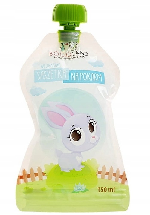 WIELORAZOWA SASZETKA TUBKA NA POKARM MUSY 150 ml 1 szt BOCIOLAND Liczba sztuk w opakowaniu 1 szt.
