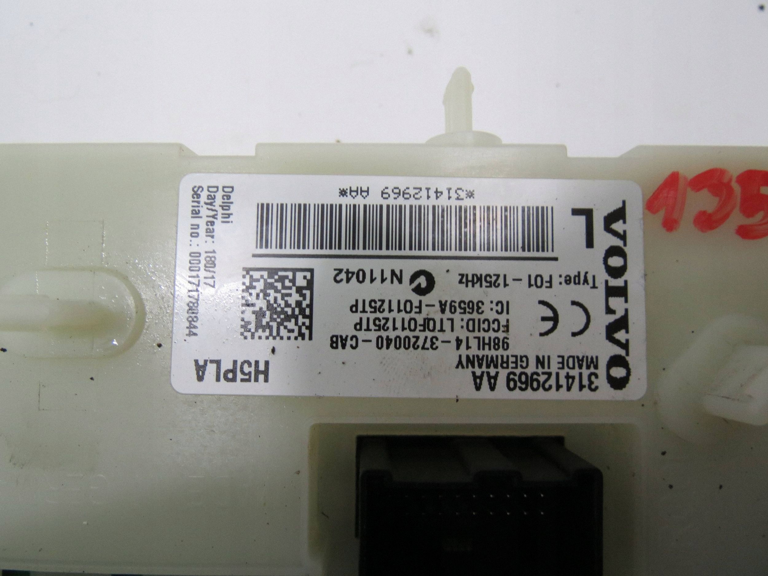 modulo CENTRALINA FUSIBILI BSI VOLVO V60 e S60 II 31412969AA