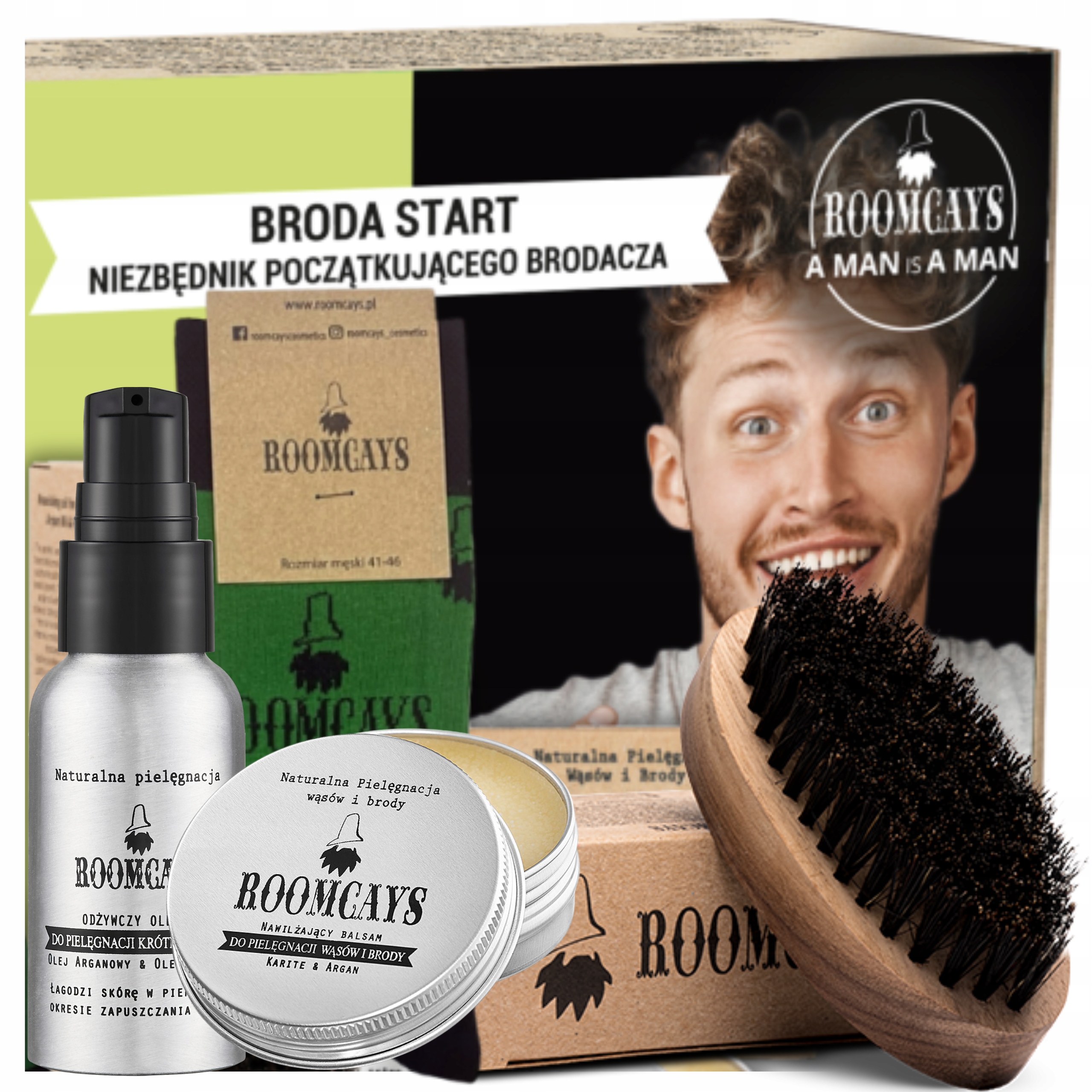 Dárek Na Vousy Roomcays Beard Start Pro Muže