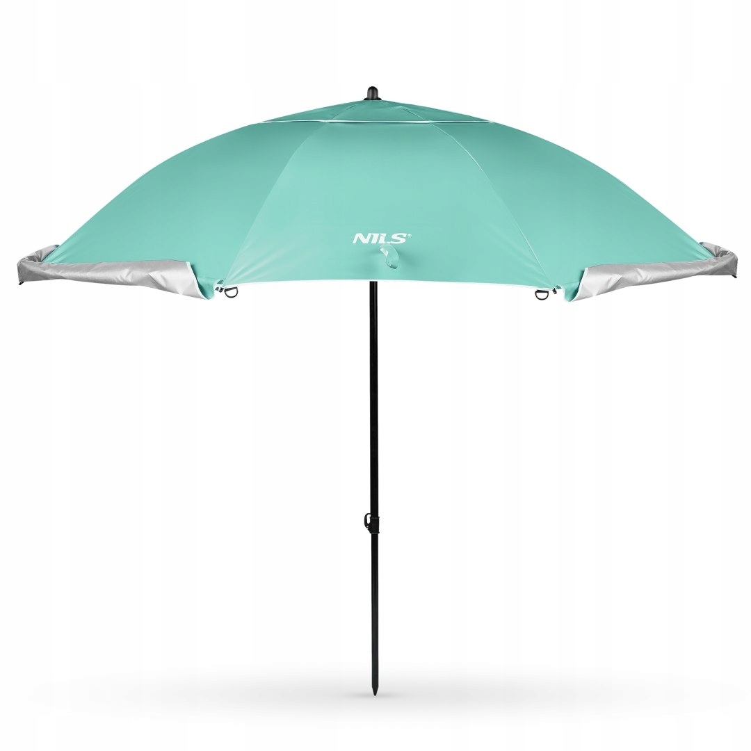 NC17114 Slnečník/plážový Paraván 2V1 XXL 240 CM Zelený Nils