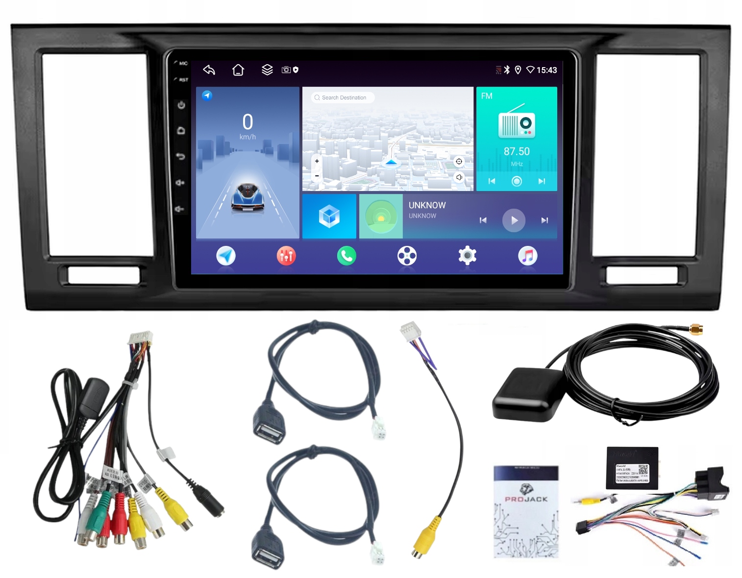 Android Rádio Navigace Carplay Vw Transporter Multivan T6 4GB 64GB Sim