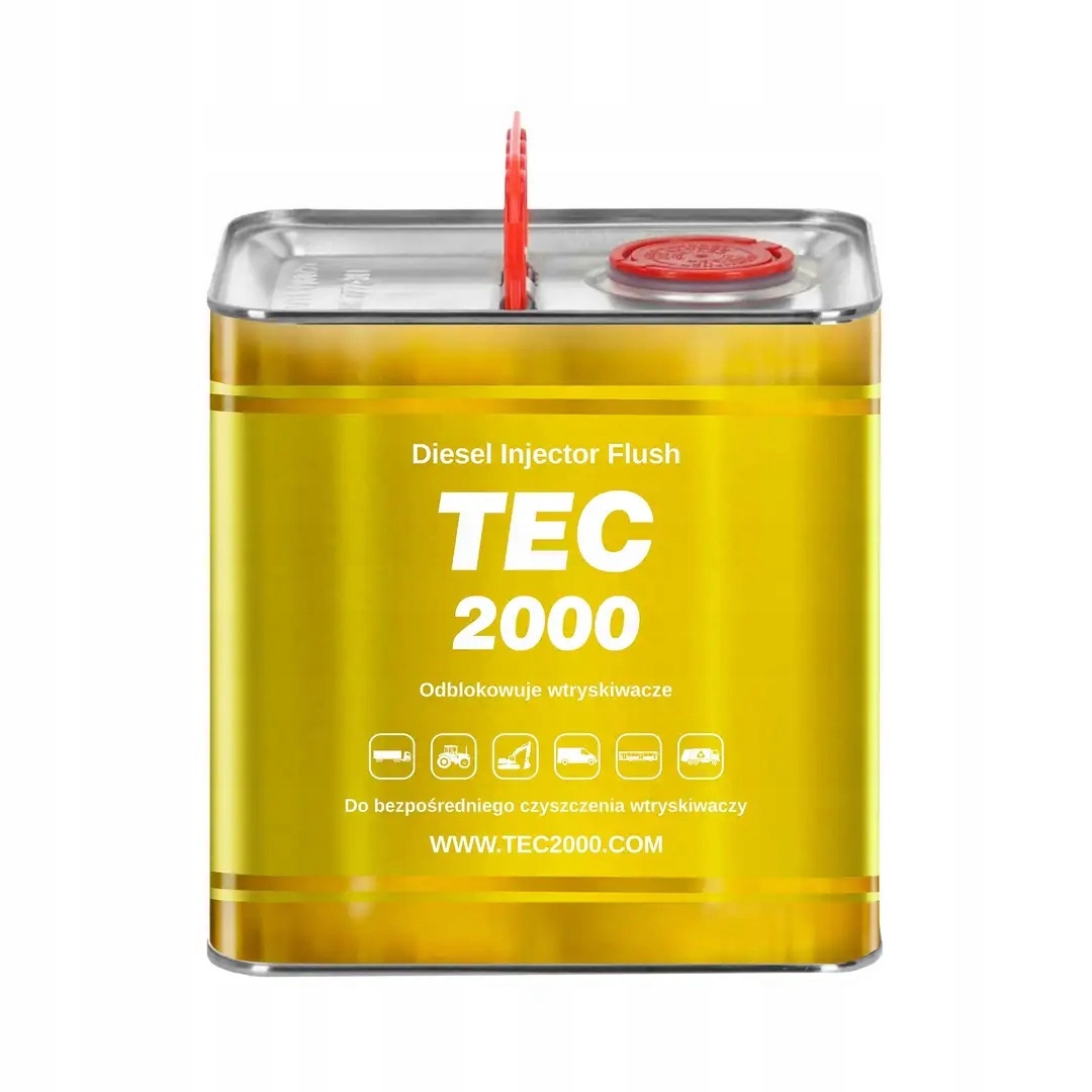 Tec 2000 Diesel Injector Flush Čistenie Vstrekovačov 2.5 L